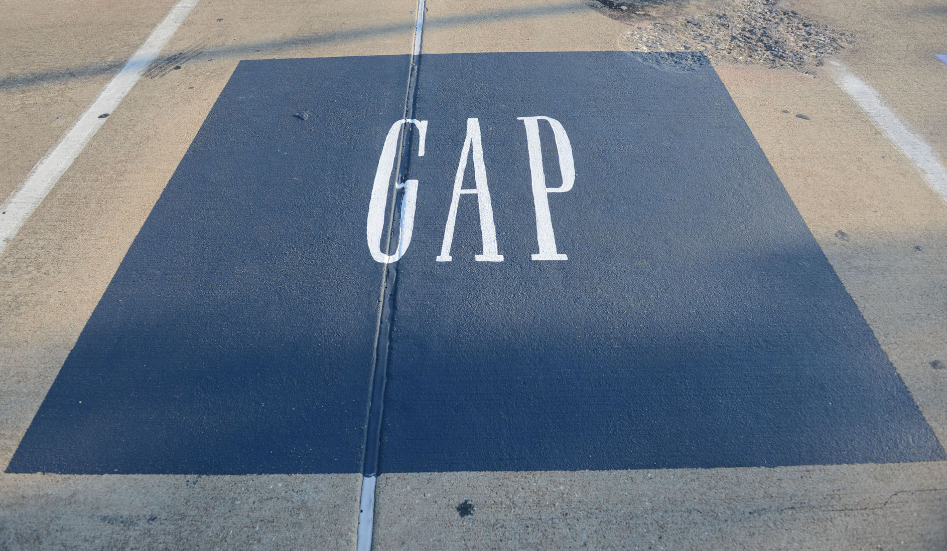 A&M Consolidated HS painted parking spots